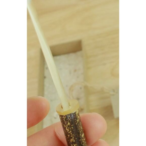 Handmade Bovine Horn Spreader Hostess Gift Cheese Butter Knife Artisan Eclectic - Picture 10 of 13